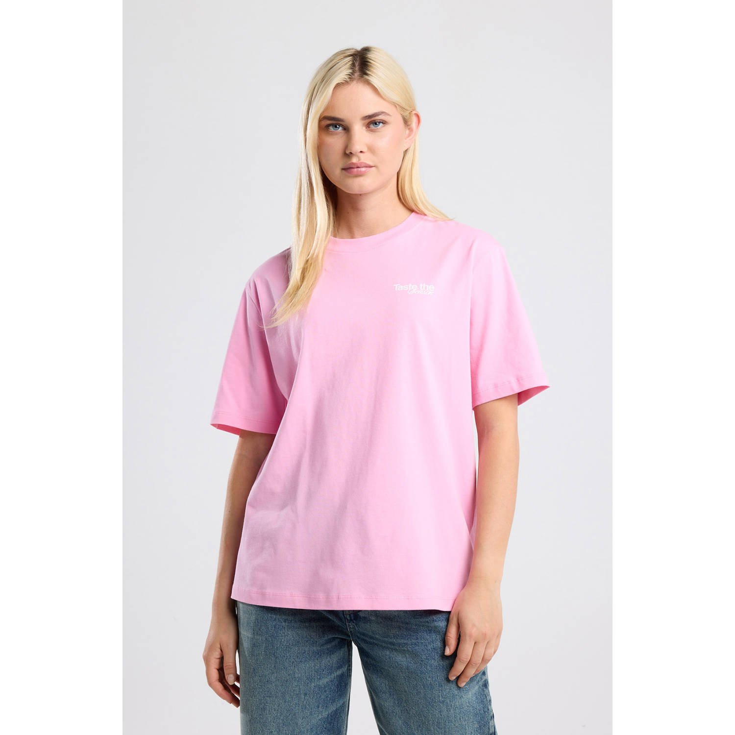 America Today T-shirt roze