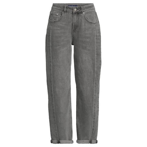 Red Button high waist barrel jeans grijs afbeelding