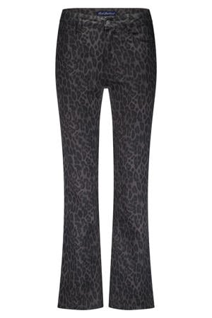 high waist flared jeans grijs