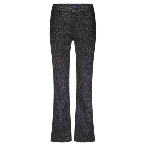 Red Button high waist flared jeans grijs afbeelding