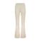 Red Button corduroy flared high waist flared broek beige
