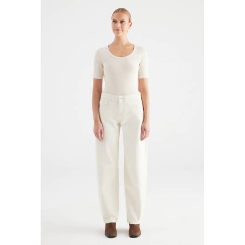 Cup of Joe Denim Barrel jeans ecru afbeelding