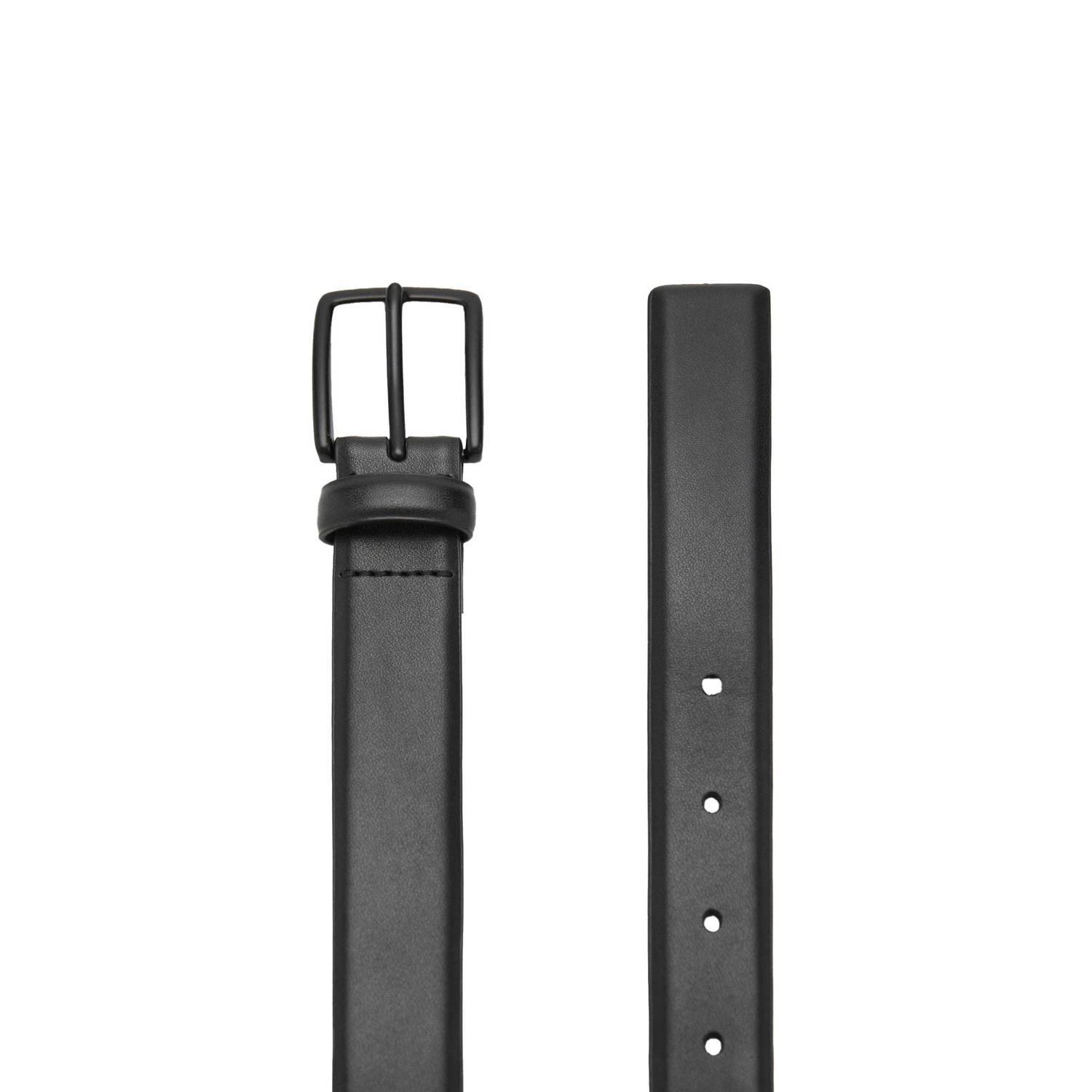 Mango Man leren riem zwart