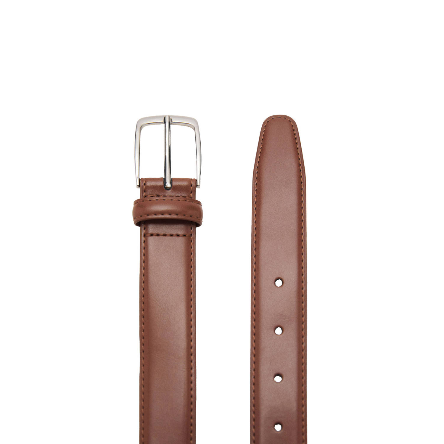 Mango Man leren riem cognac