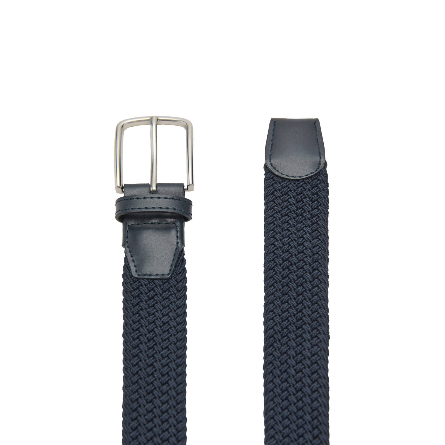Mango Man gevlochten riem marine