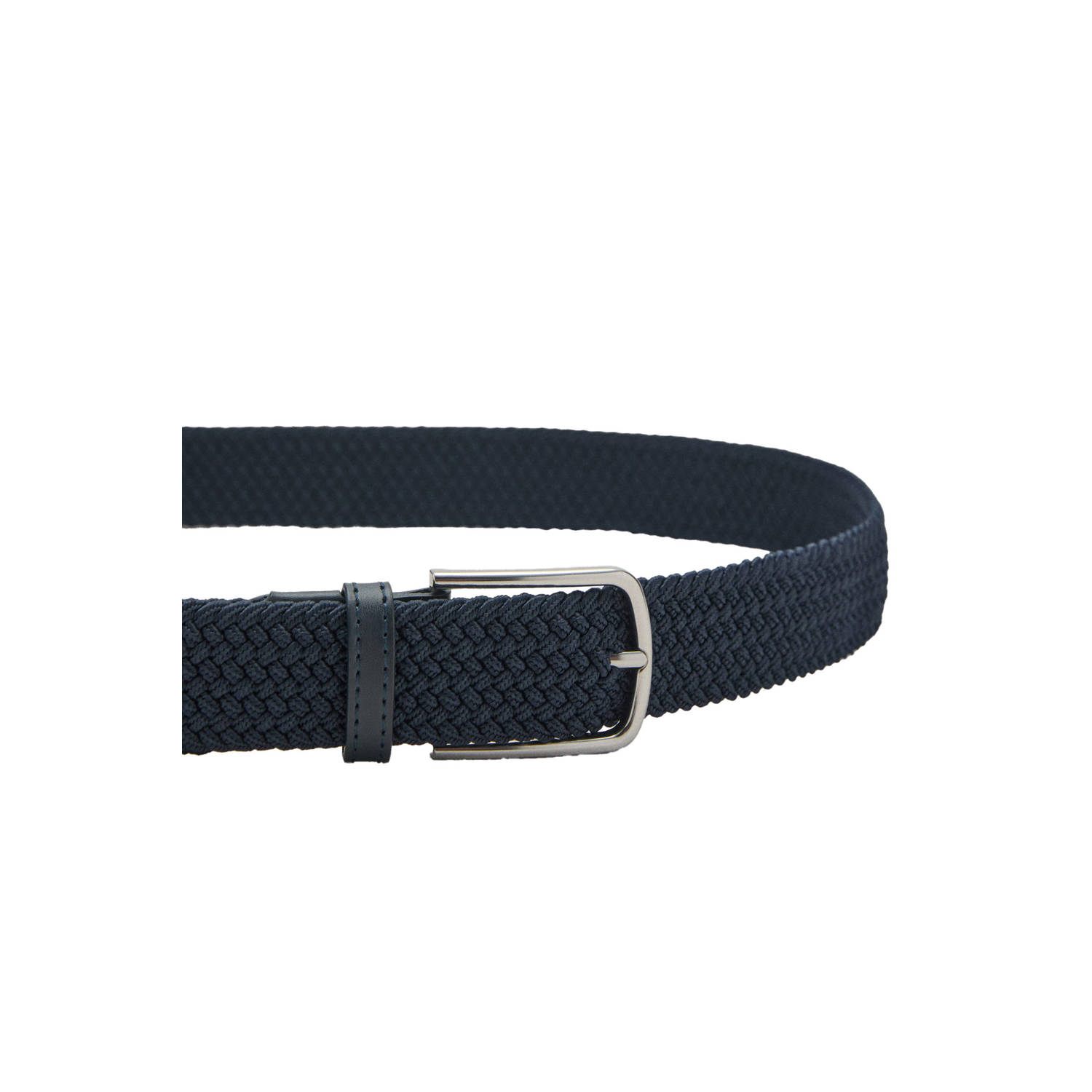 Mango Man gevlochten riem marine