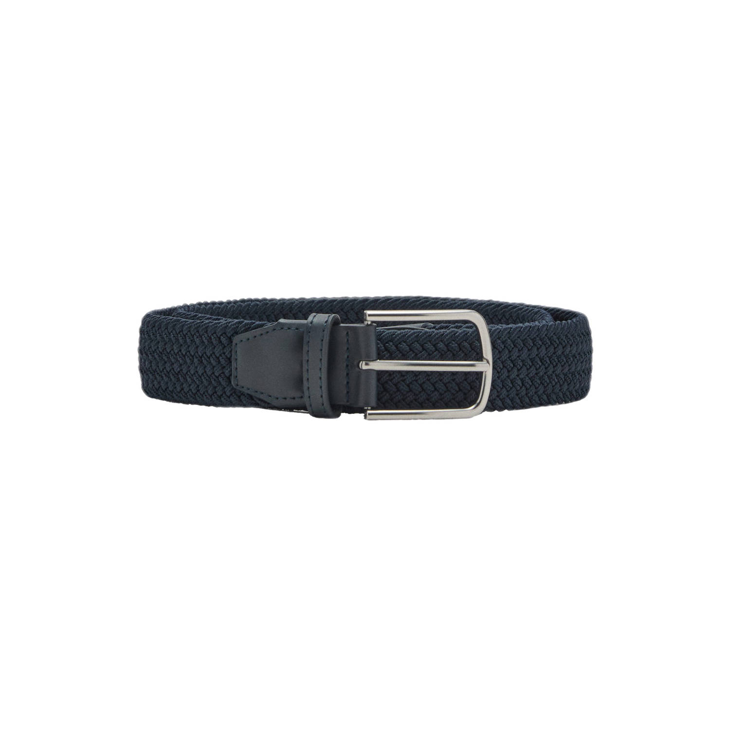 Mango Man gevlochten riem marine