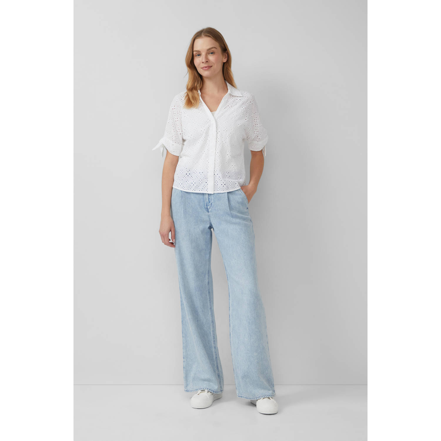 s.Oliver blouse wit broderie