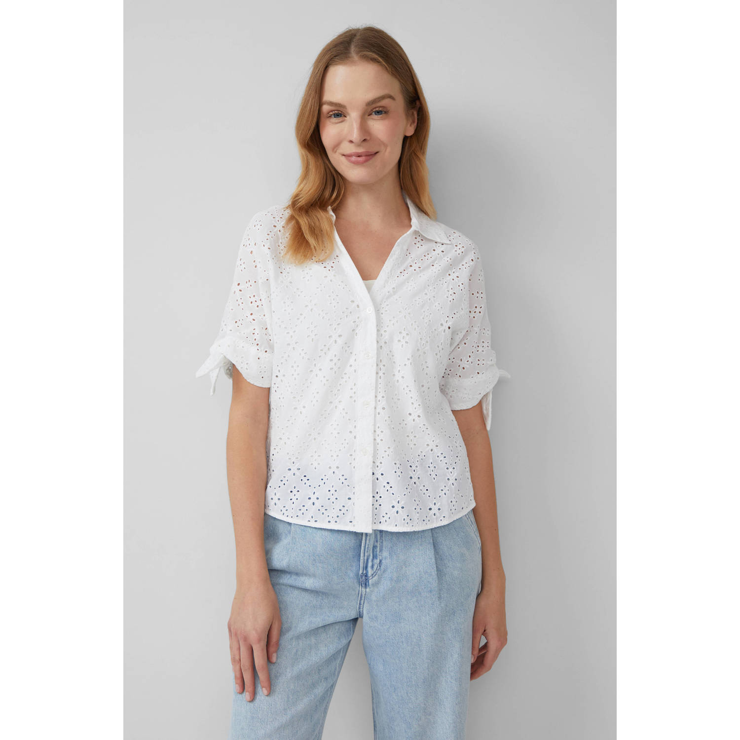 S.Oliver blouse wit broderie