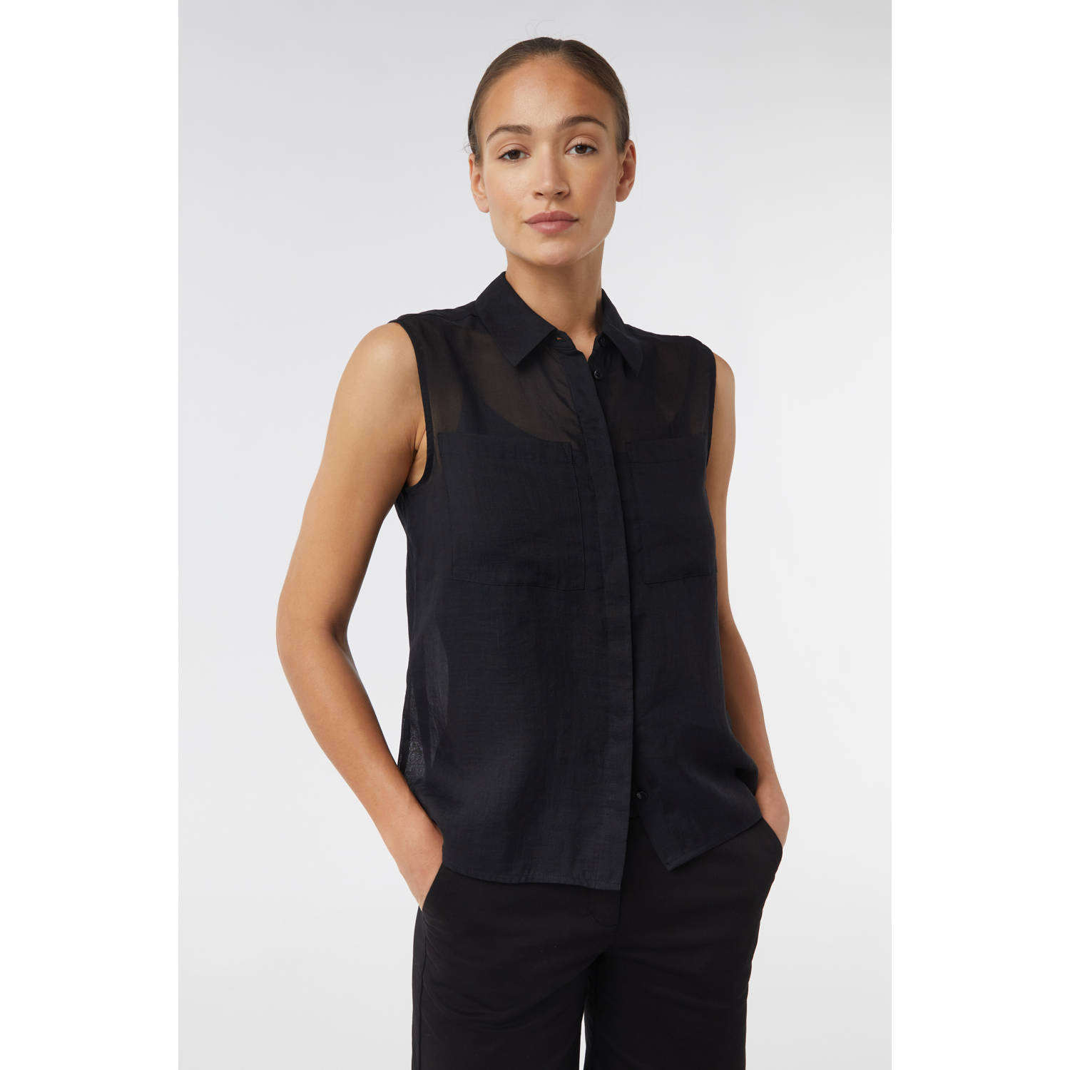Comma blouse zwart