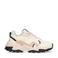 Vingino Monte Marina chunky suède sneakers met teddy ecru/lichtroze