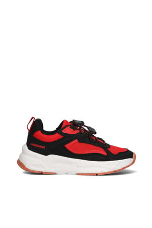chunky sneakers rood/zwart