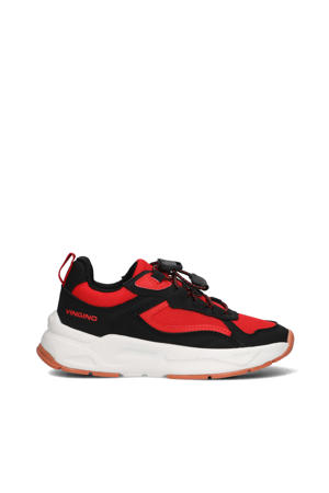 chunky sneakers rood/zwart