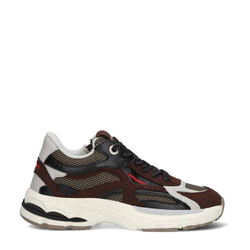 Vingino Bambino Bova chunky sneakers bruin afbeelding