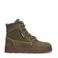 Vingino leren veterboots donkergroen