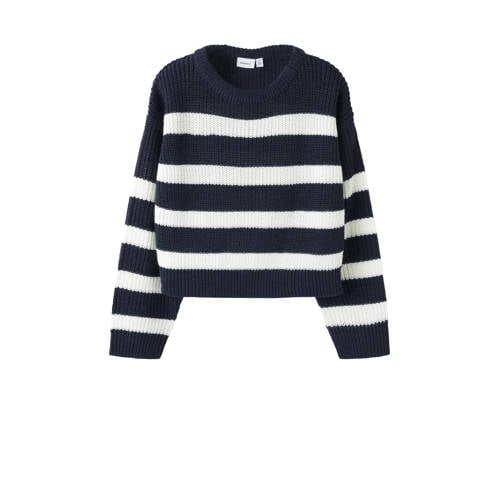 NAME IT KIDS trui donkerblauw gebreid afbeelding
