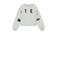 NAME IT KIDS sweater NKFPLILJE met tekst grijs melange