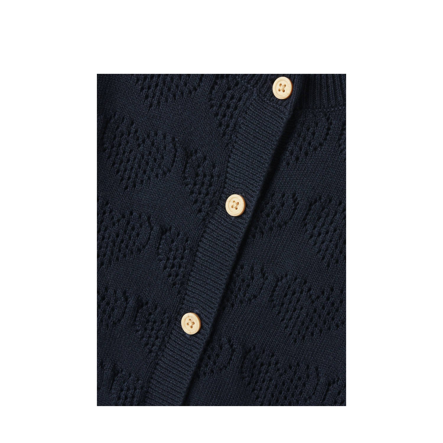 NAME IT MINI gebreid vest donkerblauw