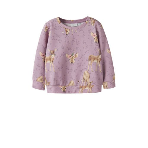 NAME IT MINI Bambi sweater roze afbeelding