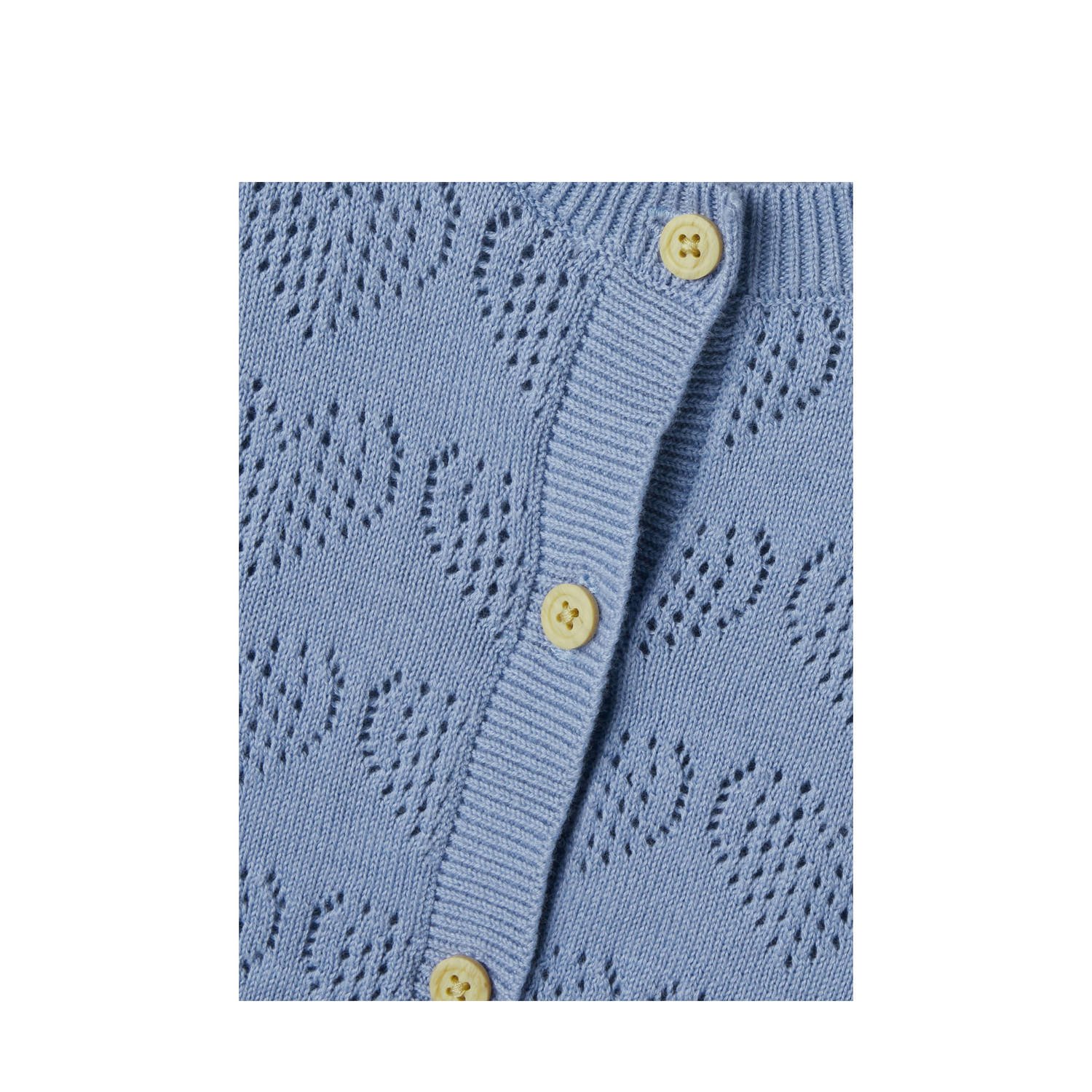 NAME IT MINI gebreid vest blauw