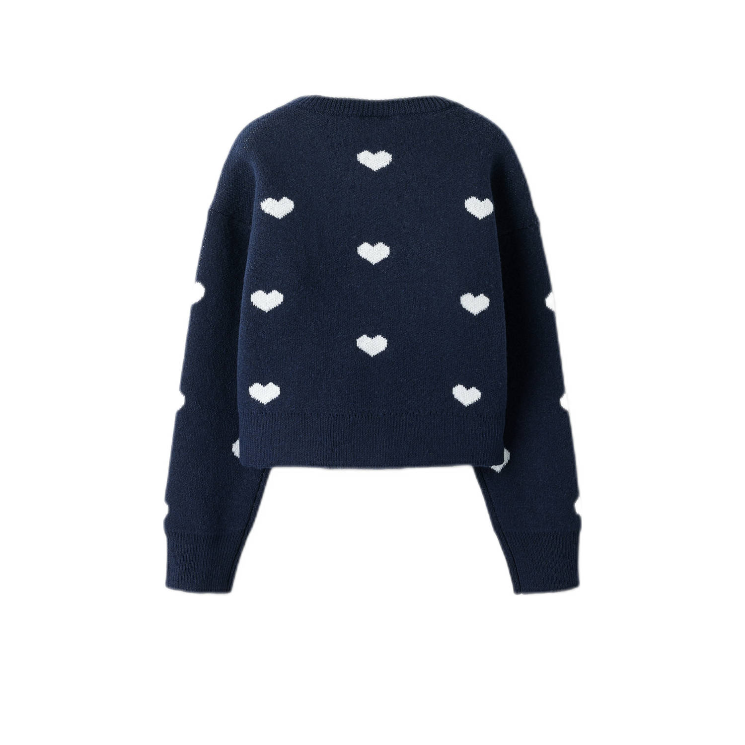 NAME IT MINI gebreide trui donkerblauw