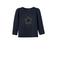 NAME IT MINI longsleeve donkerblauw met glitter