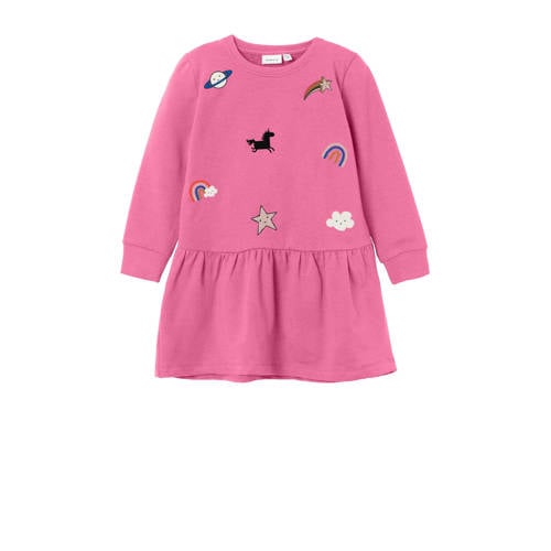NAME IT MINI A-lijn jurk roze afbeelding