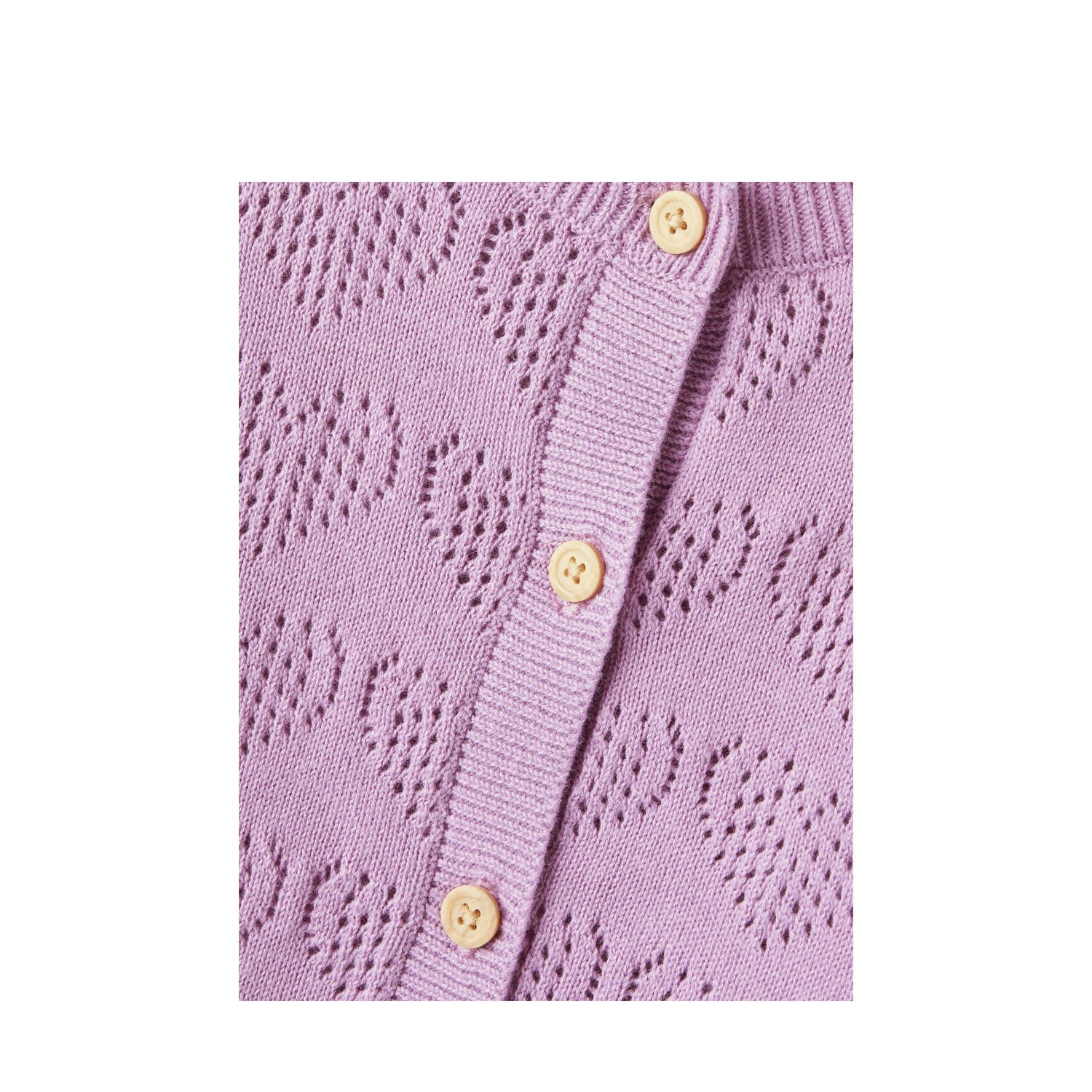 NAME IT MINI gebreid vest roze