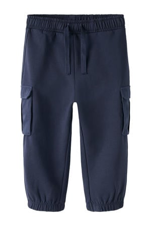 regular casual broek donkerblauw