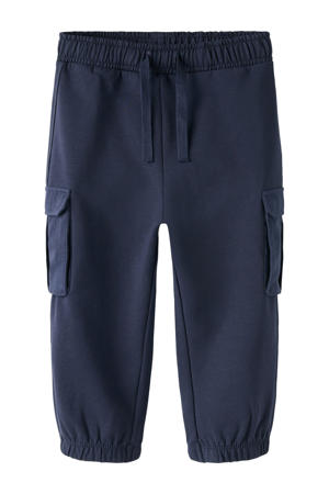 regular casual broek donkerblauw