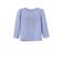 NAME IT MINI longsleeve lichtblauw met glitter
