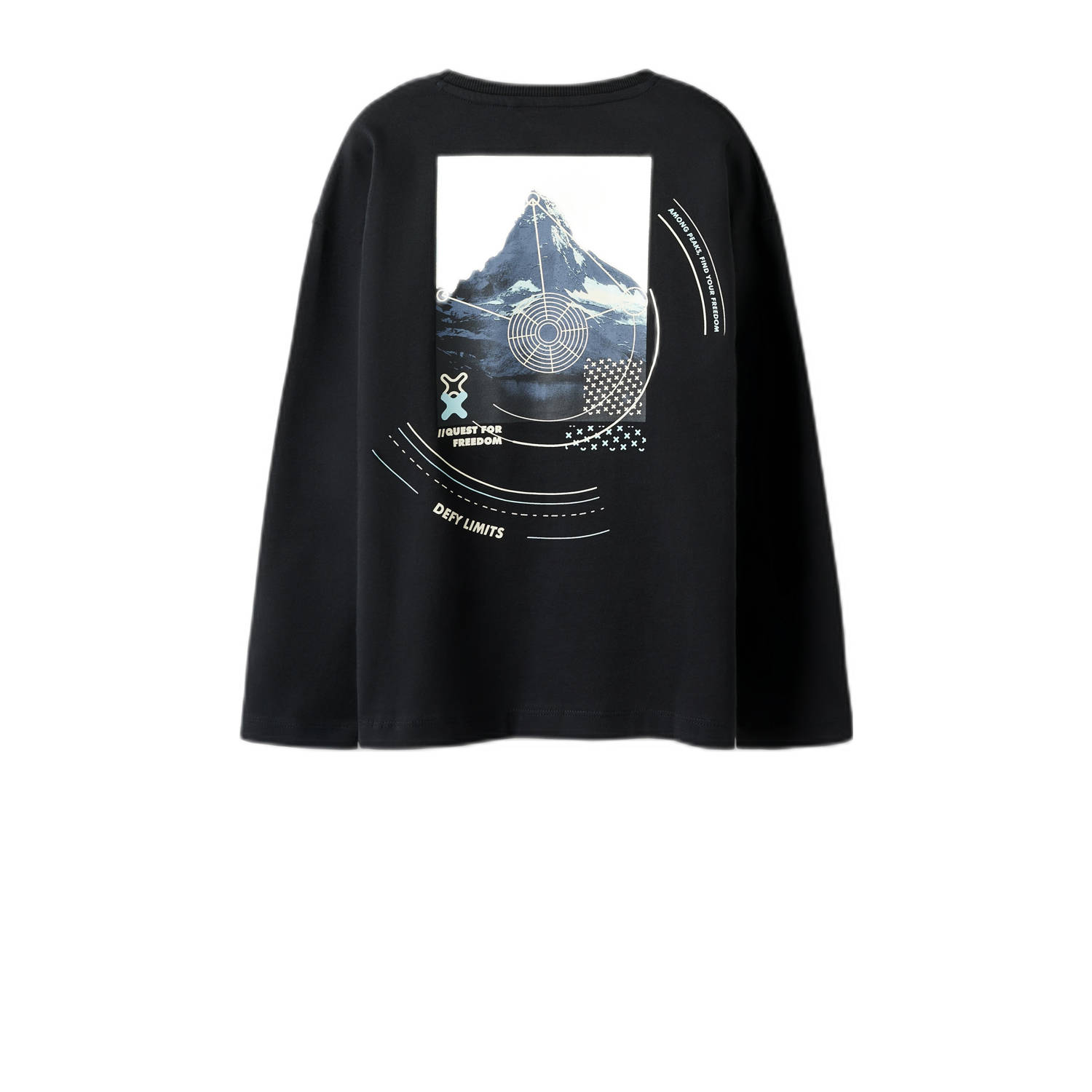 NAME IT KIDS longsleeve zwart