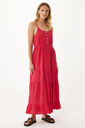 maxi jurk roze
