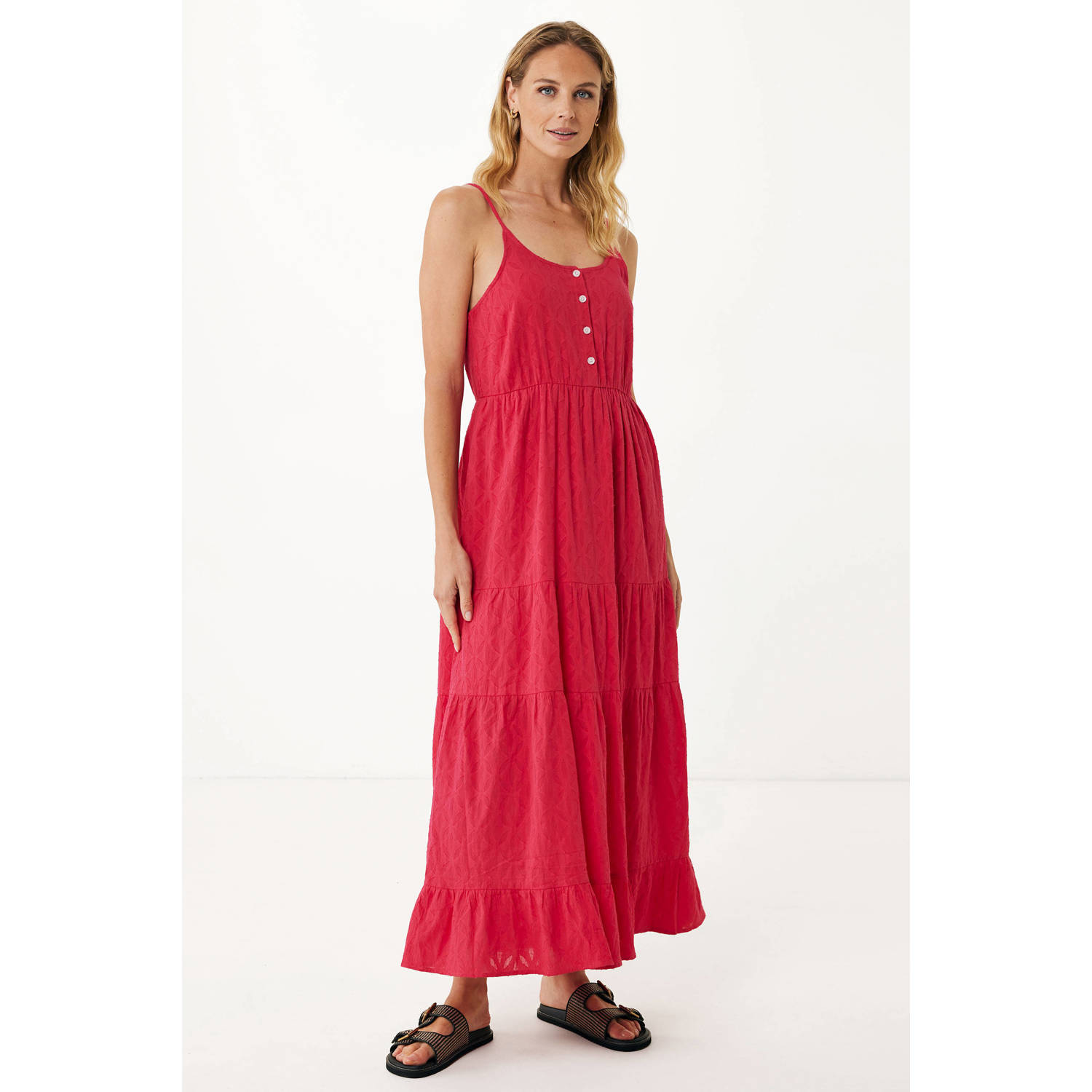 Mexx maxi jurk roze