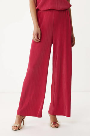 straight high waist palazzo broek
