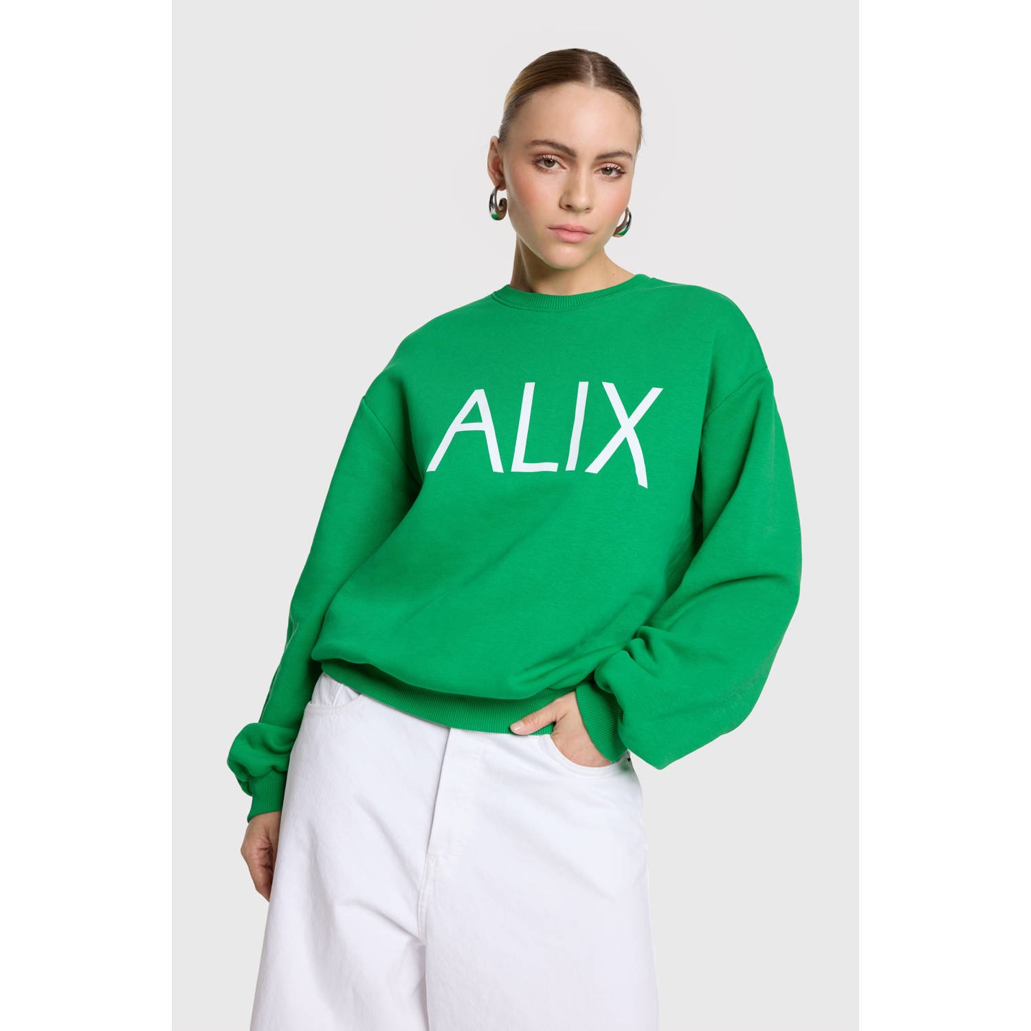 Alix the Label sweater groen