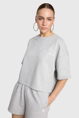 T-shirt lichtgrijs