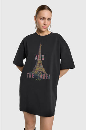t-shirtjurk antraciet