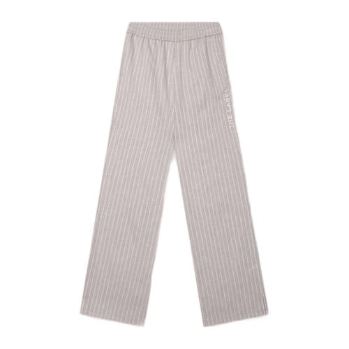 Alix the Label wide leg regular waist broek grijs afbeelding
