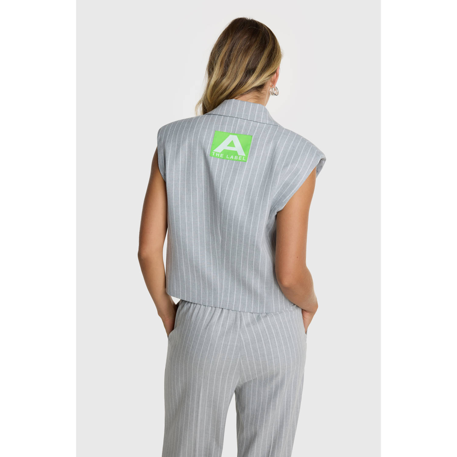 Alix the Label gilet grijs