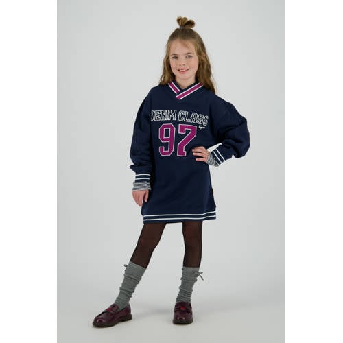 Vingino sweatjurk donkerblauw afbeelding