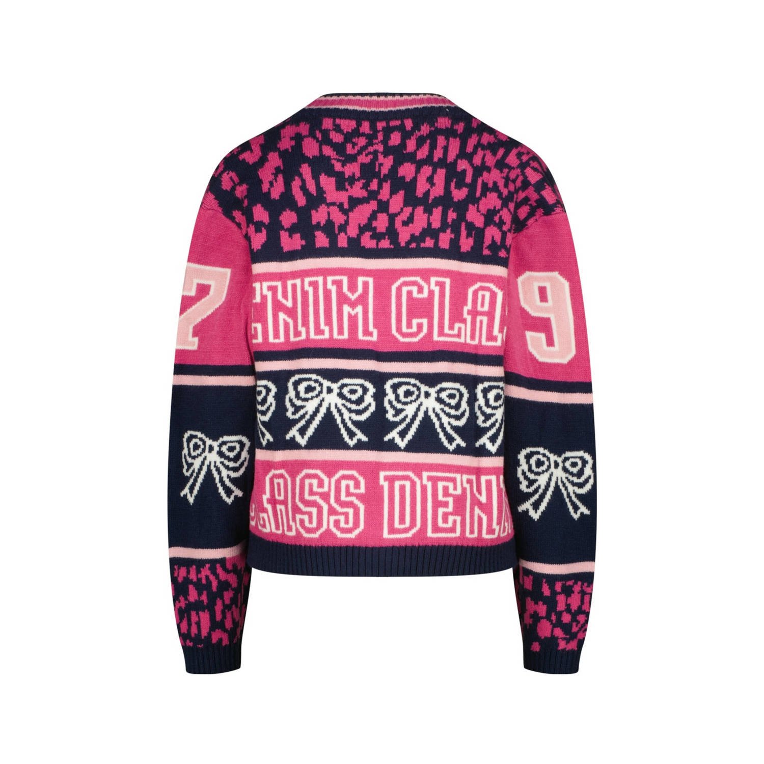 Vingino gebreid vest roze