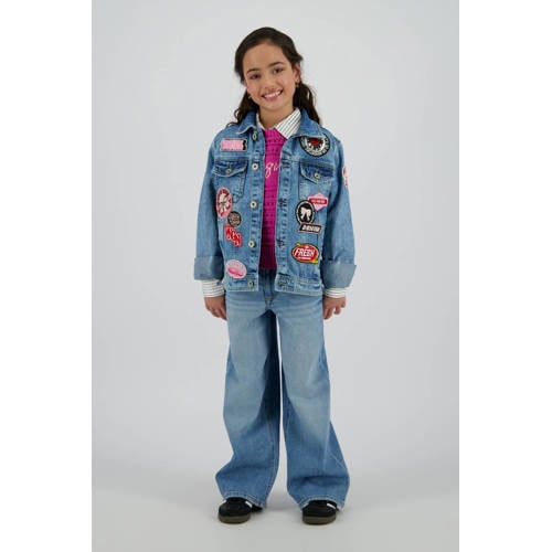 Vingino denim spijkerjas medium blue denim afbeelding