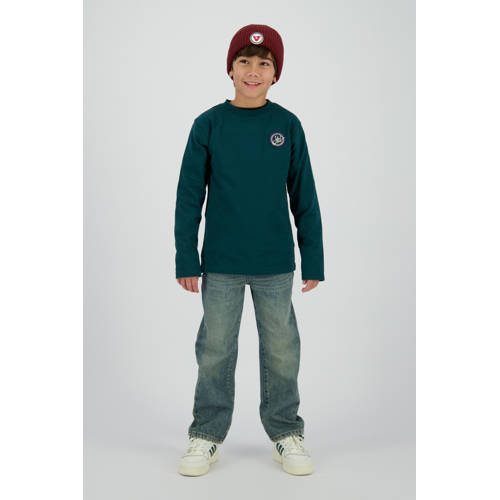 Vingino longsleeve met backprint donkergroen afbeelding
