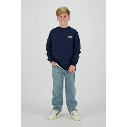 Vingino longsleeve met backprint donkerblauw afbeelding