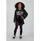 Vingino t-shirtjurk zwart