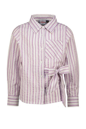 gestreepte blouse paars