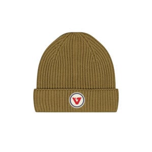 gebreide muts bruin