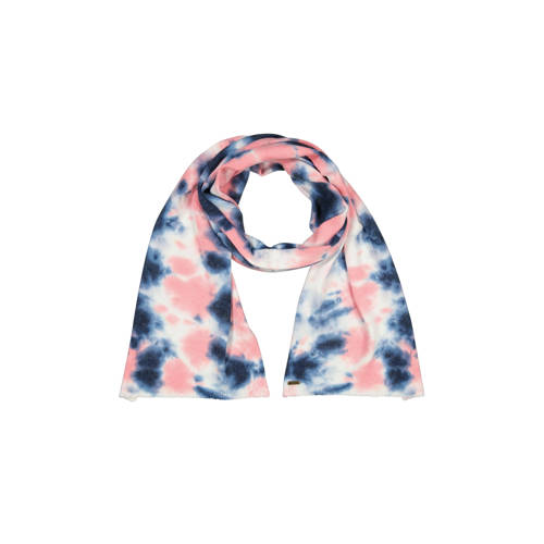 Vingino fijn gebreide sjaal roze/blauw afbeelding