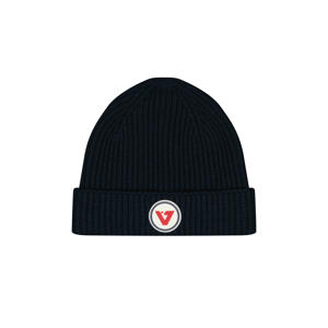 gebreide muts donkerblauw